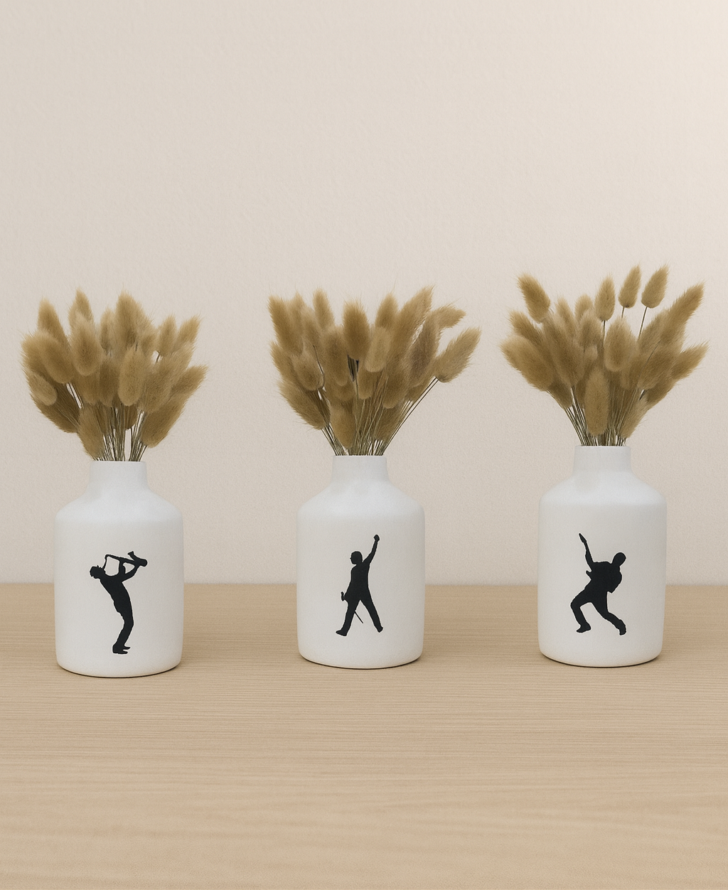 Trio de Vases “Freddie” – Collection Rock’n Bloom